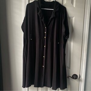 Torrid Slub Knit Collared Dress